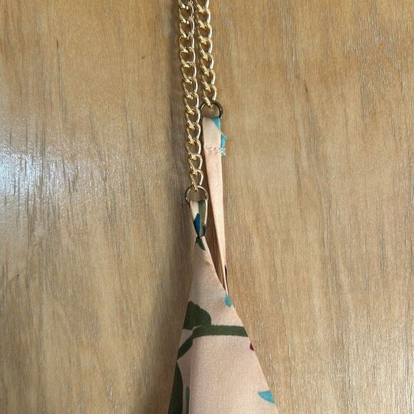 Cupcakes and Cashmere sleeveless top shoulder chain straps adjustable floral Med - Picture 5 of 15